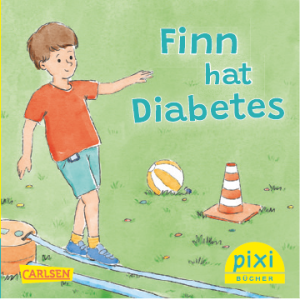 Pixi Buch Titelseite: Finn hat Diabetes